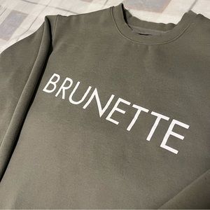 Brunette The Label Sweatshirt Size M/L